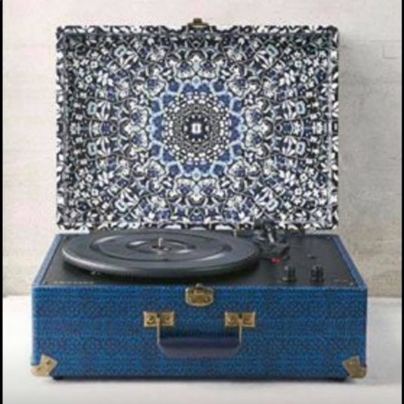 Urban Outfitters Other - 🌿UO Urban Outfitters Blue Printed Turntable